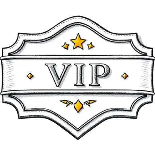 Ilustracja przedstawiająca odznakę gracza VIP